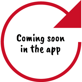 A circle with an arrow contains the text “Coming soon in the app”. There will be news in WikiDog soon.